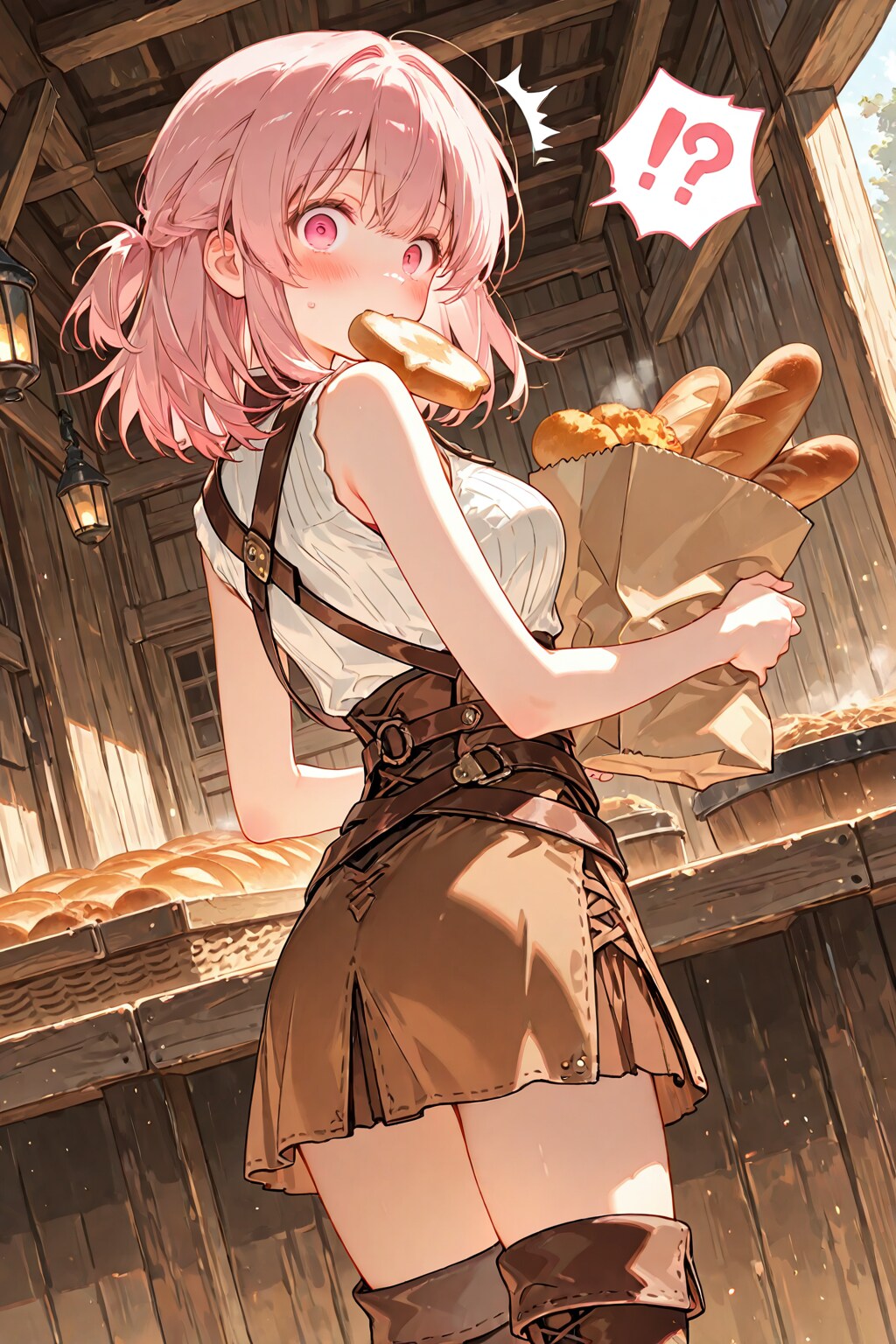 『ひょれはふまみふいひゃはふへへ！？※（これはつまみぐいじゃなくてね！？』ミナト（TS転生者） | の人気AIイラスト・グラビア