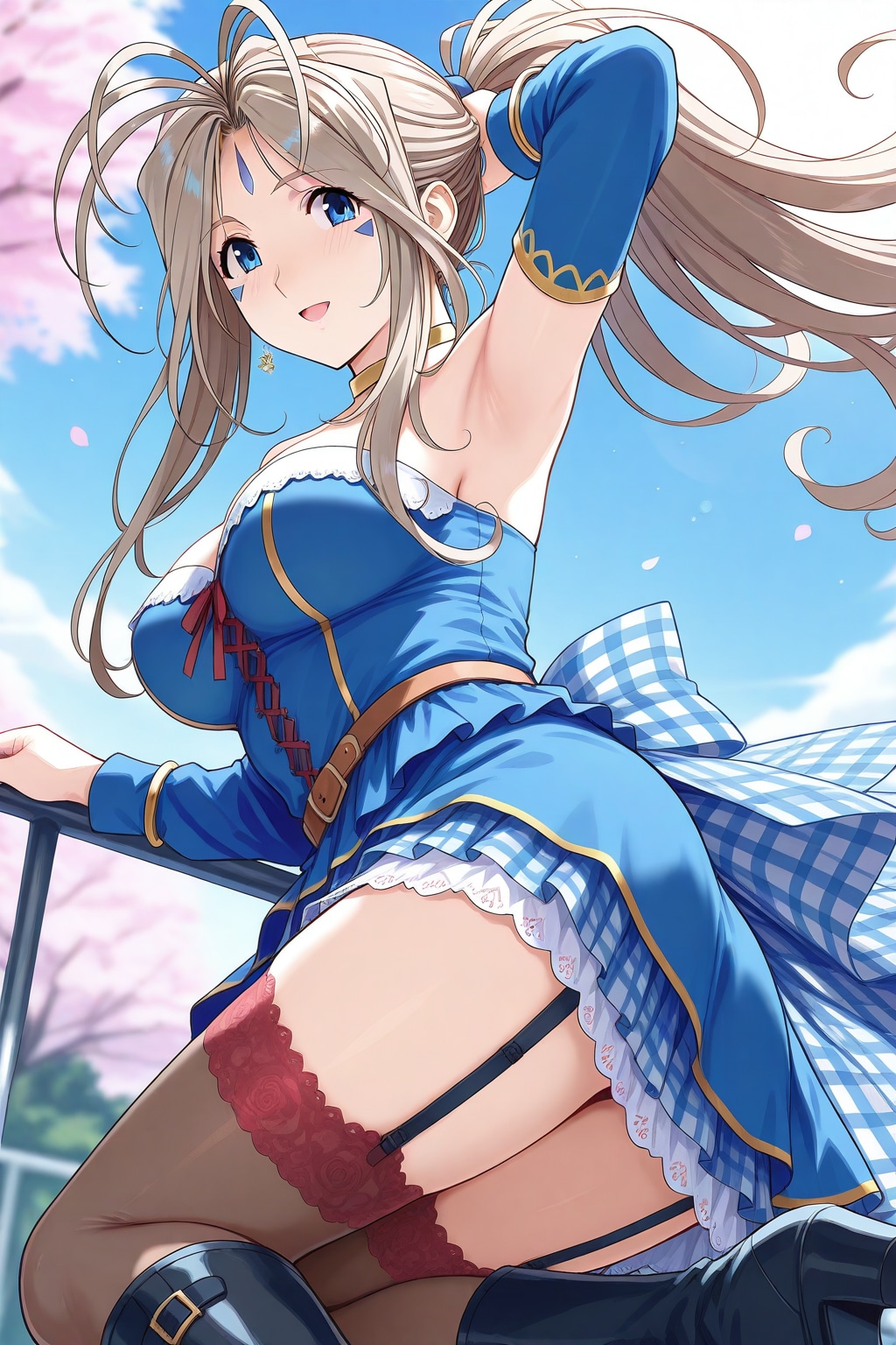 レースクイーン姿のベルダンディー　ー ほぼ完成版 ー