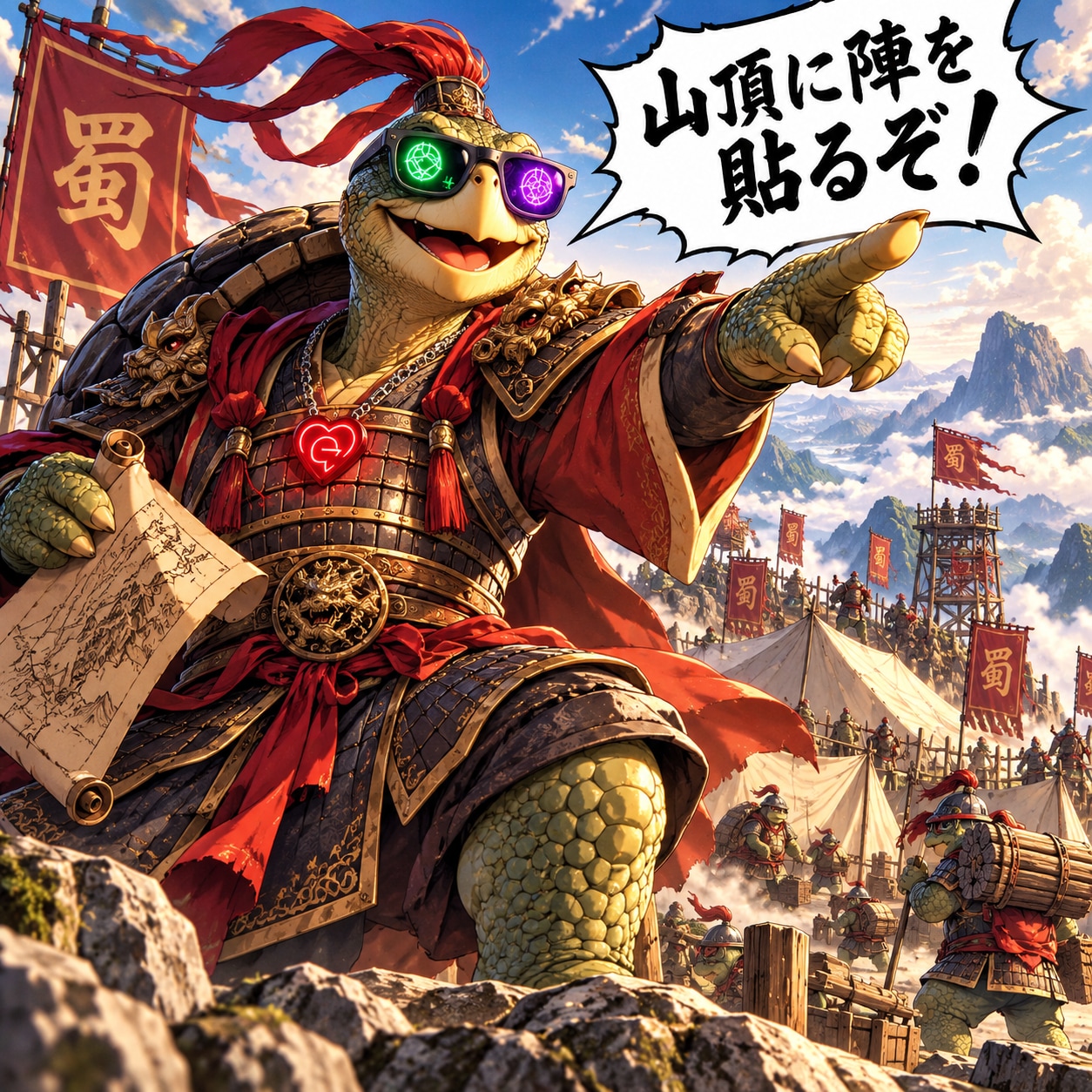 山頂布陣 | の人気AIイラスト・グラビア