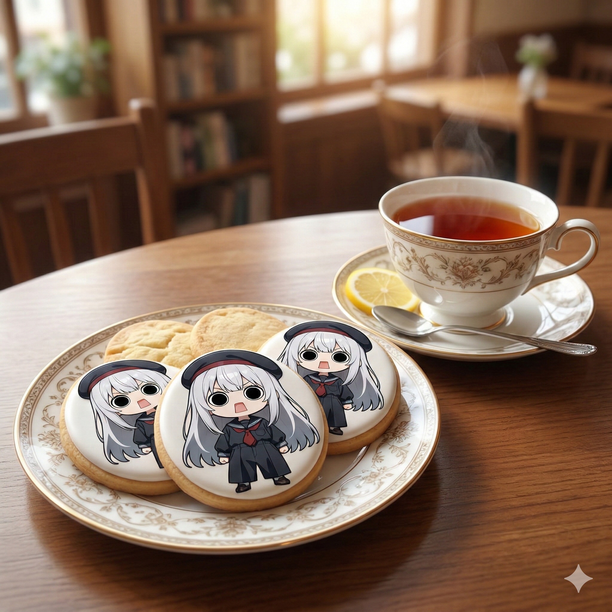 デザートのえらいこっちゃ嬢ビスケット | の人気AIイラスト・グラビア