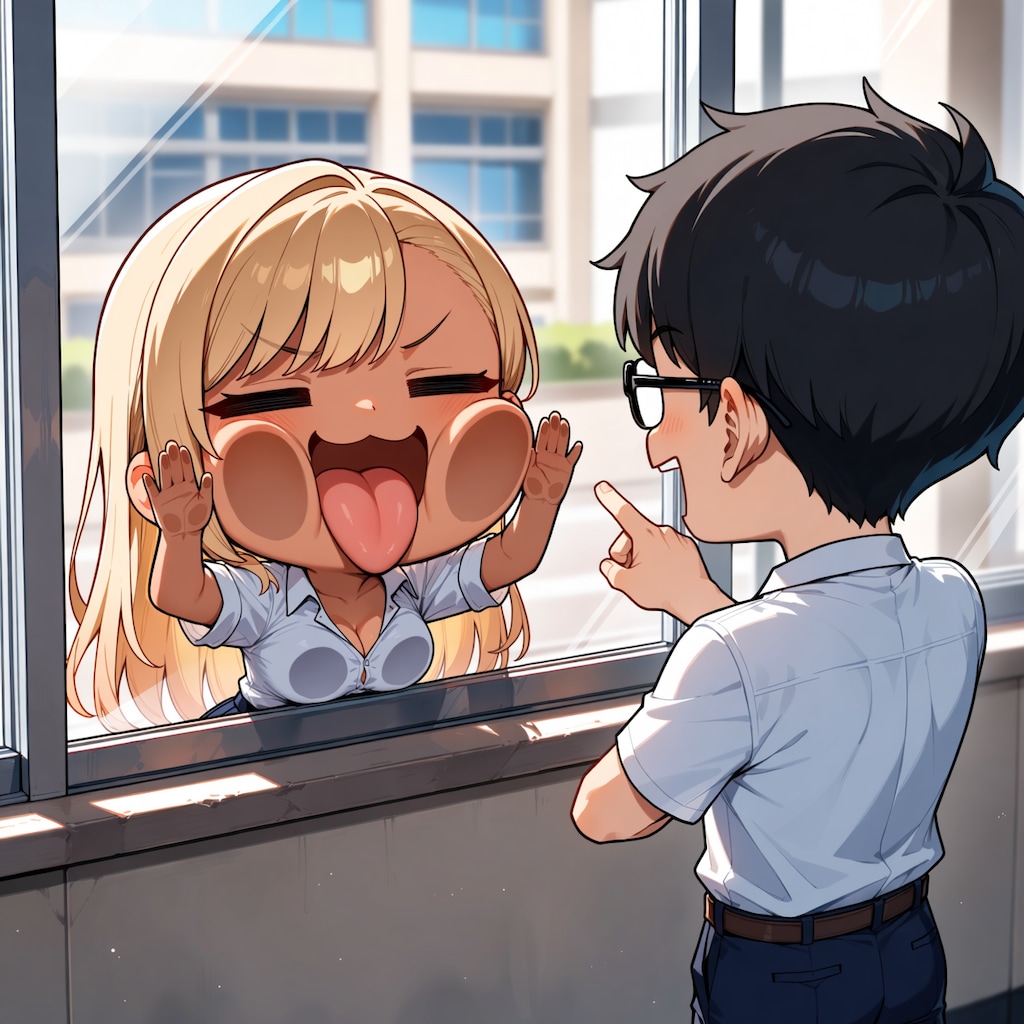 変顔２【２コマ】