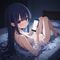 夜スマホ💛 2枚目