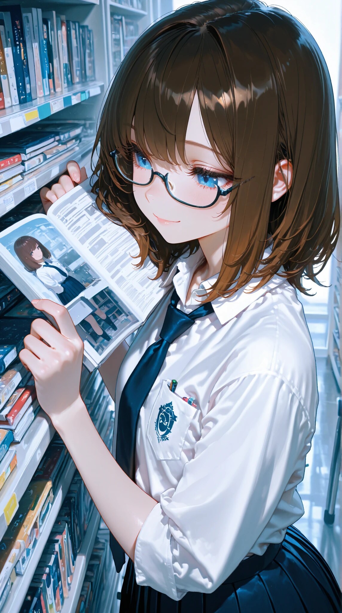 本屋さん3 | の人気AIイラスト・グラビア