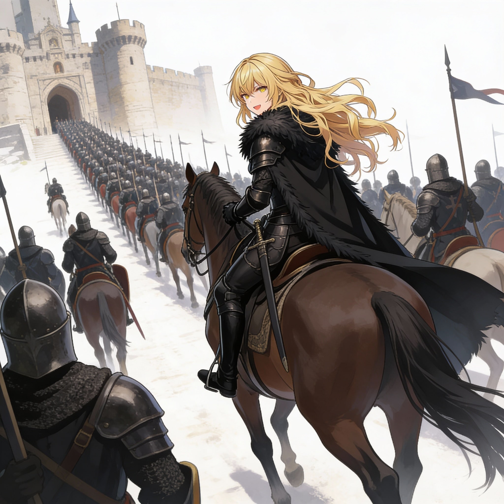 ブロンドの女騎士さん903 | の人気AIイラスト・グラビア