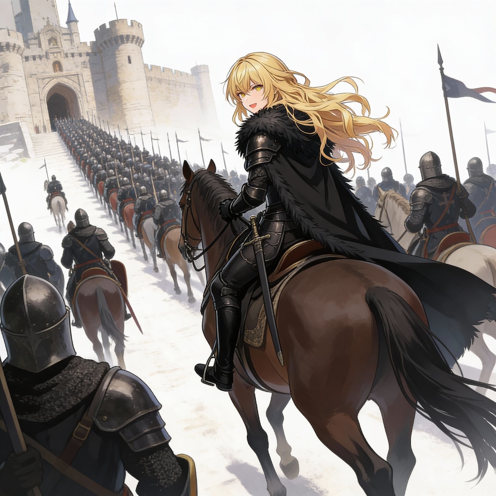 ブロンドの女騎士さん903