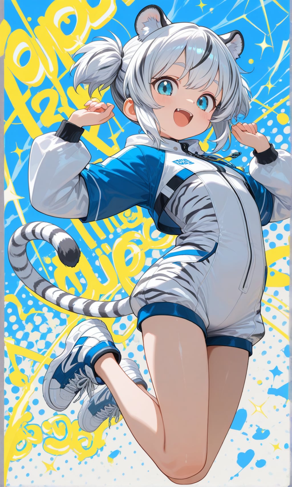 元気ハツラツホワイトタイガー娘！⸜(*˙꒳˙*)⸝