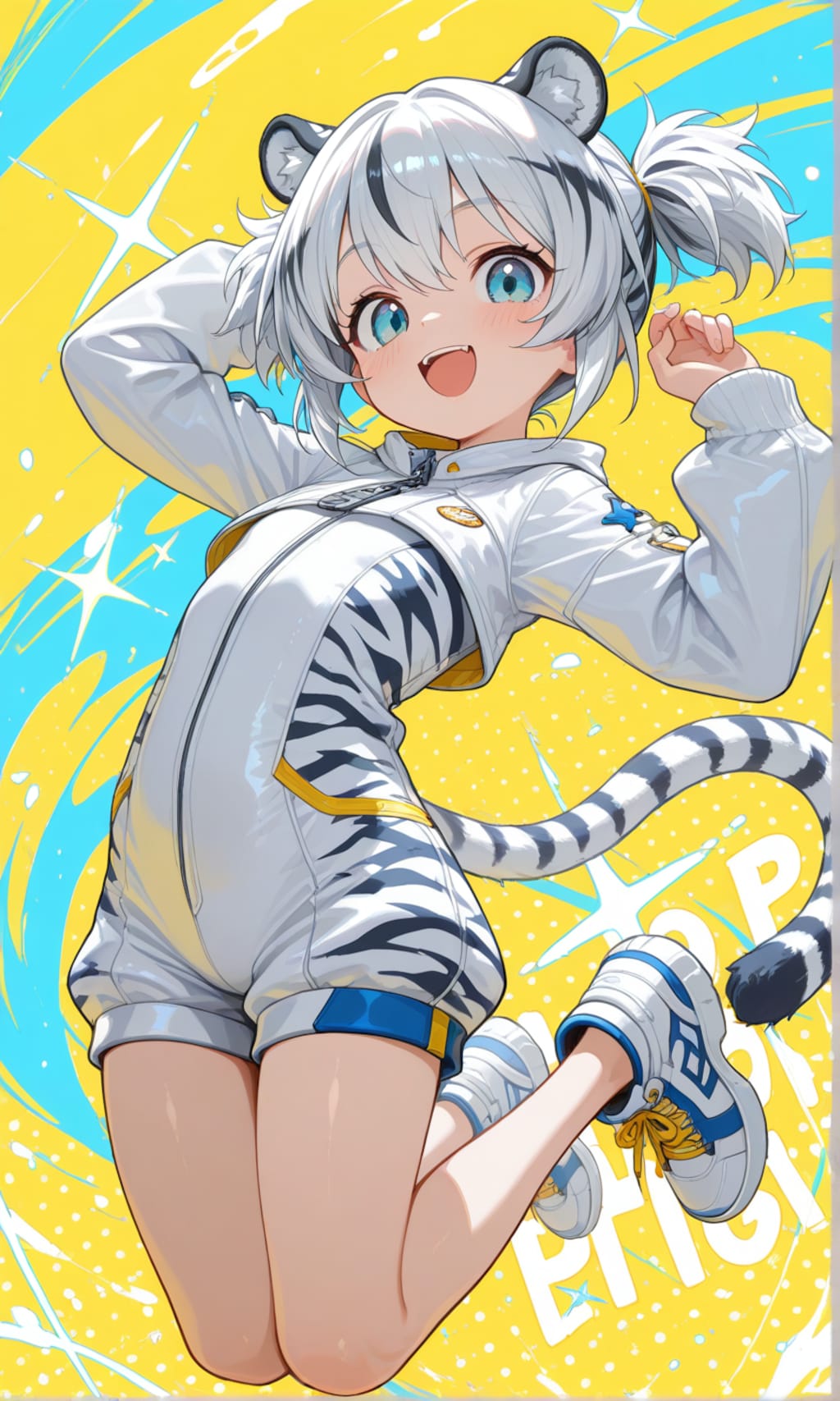 元気ハツラツホワイトタイガー娘！⸜(*˙꒳˙*)⸝