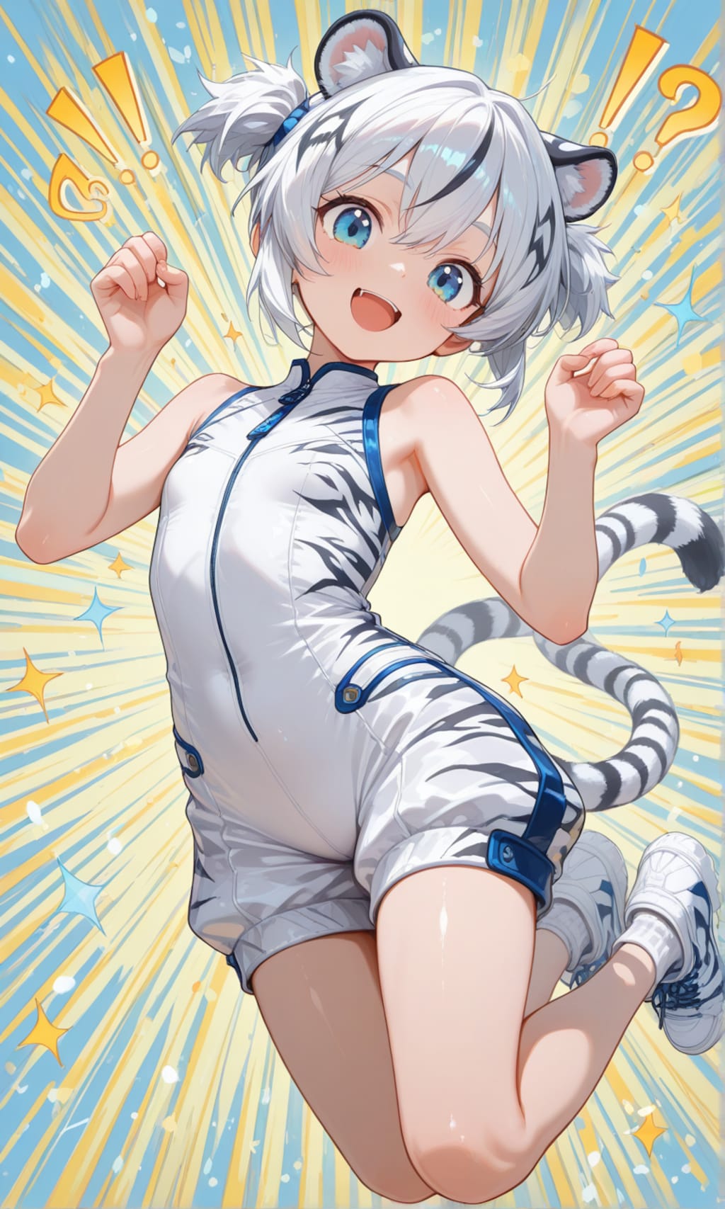 元気ハツラツホワイトタイガー娘！⸜(*˙꒳˙*)⸝