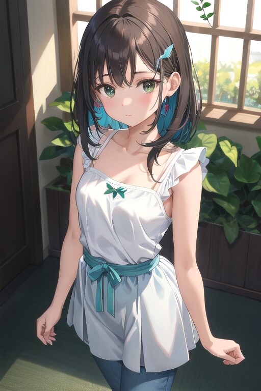 ７春色コーデ　いつもの通り | の人気AIイラスト・グラビア