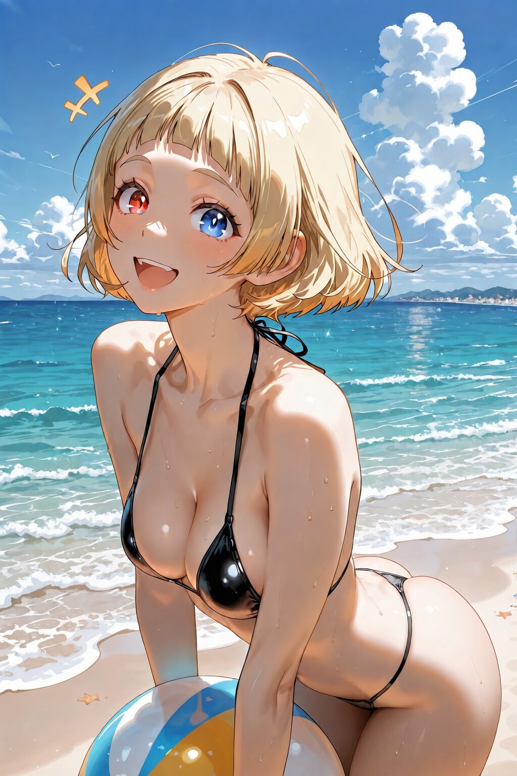 ビーチボールで遊ぼー(≧∇≦)