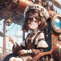 眼鏡女子 楓の木製スチームパンク 8枚目