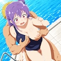 プールで補習の一環として 3枚目