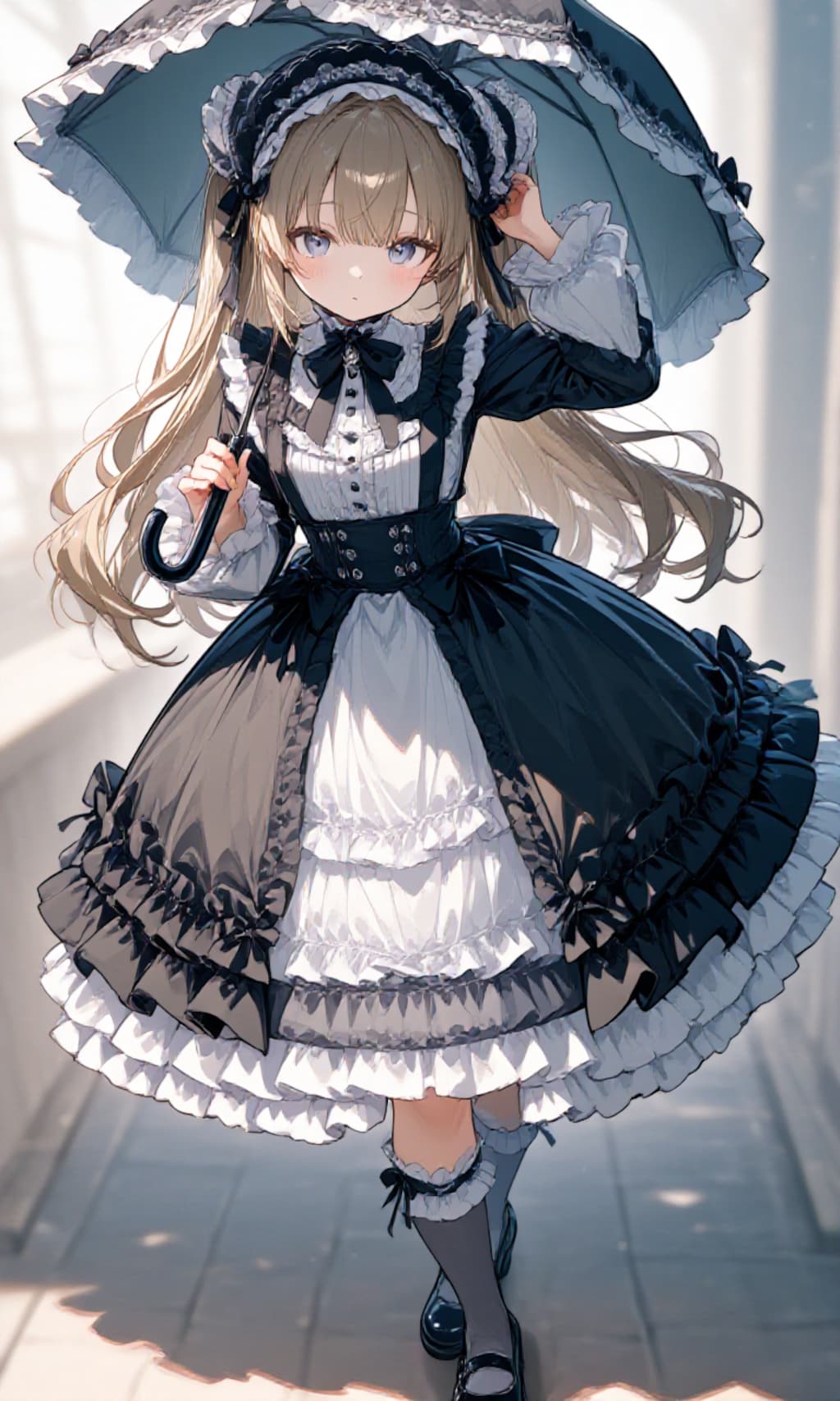 ゴシックロリータの少女