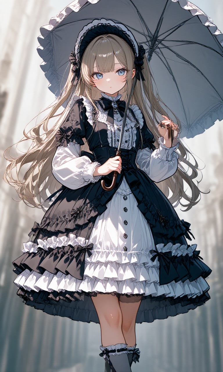 ゴシックロリータの少女 | の人気AIイラスト・グラビア