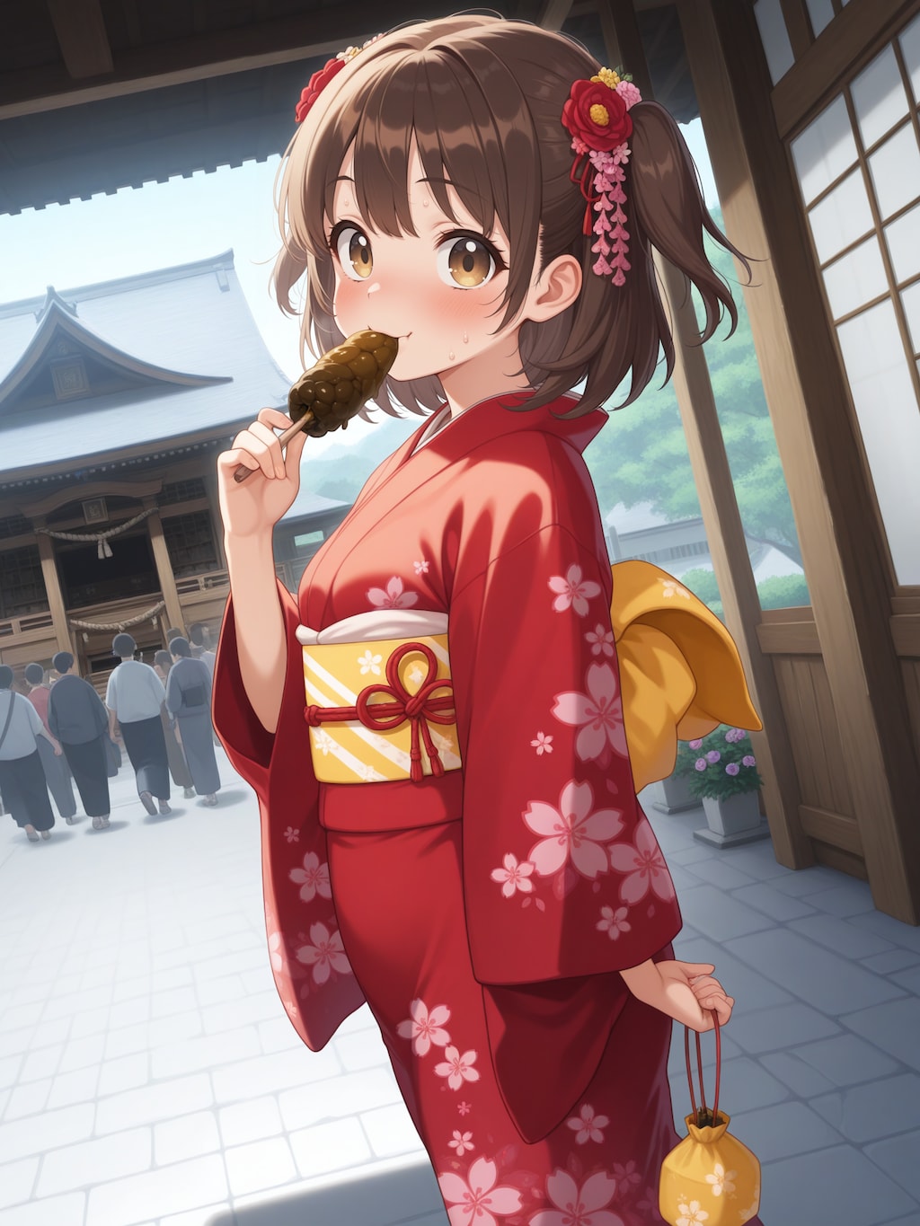 彼女ちゃんと初詣