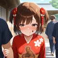 彼女ちゃんと初詣 4枚目