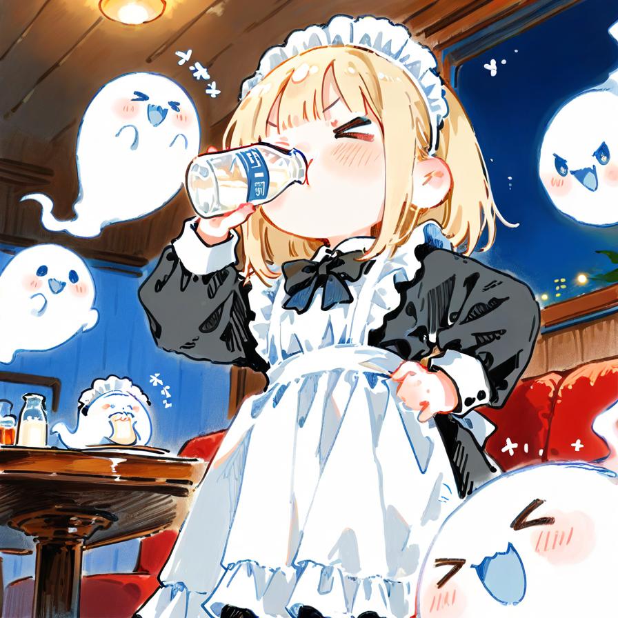 ( >ω<)👻ぐびっといくやでぇー！🐮✨ | の人気AIイラスト・グラビア