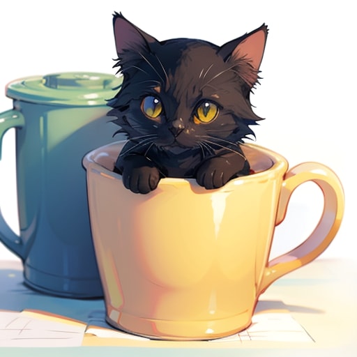 あなたが思うとおりの猫を描いて-TOPAZ | の人気AIイラスト・グラビア