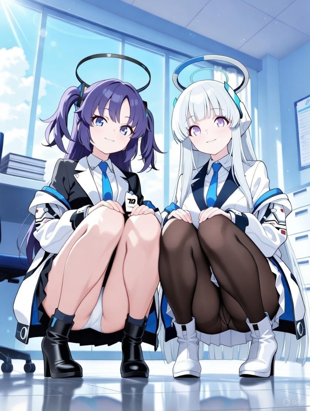 ブルアカ・ユウカとノアでBlack or White?