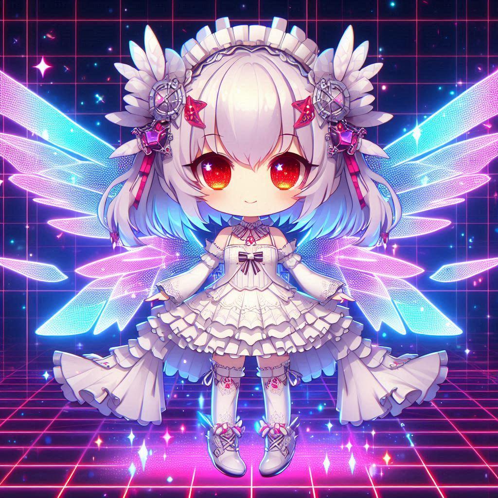 光の電脳妖精 | の人気AIイラスト・グラビア