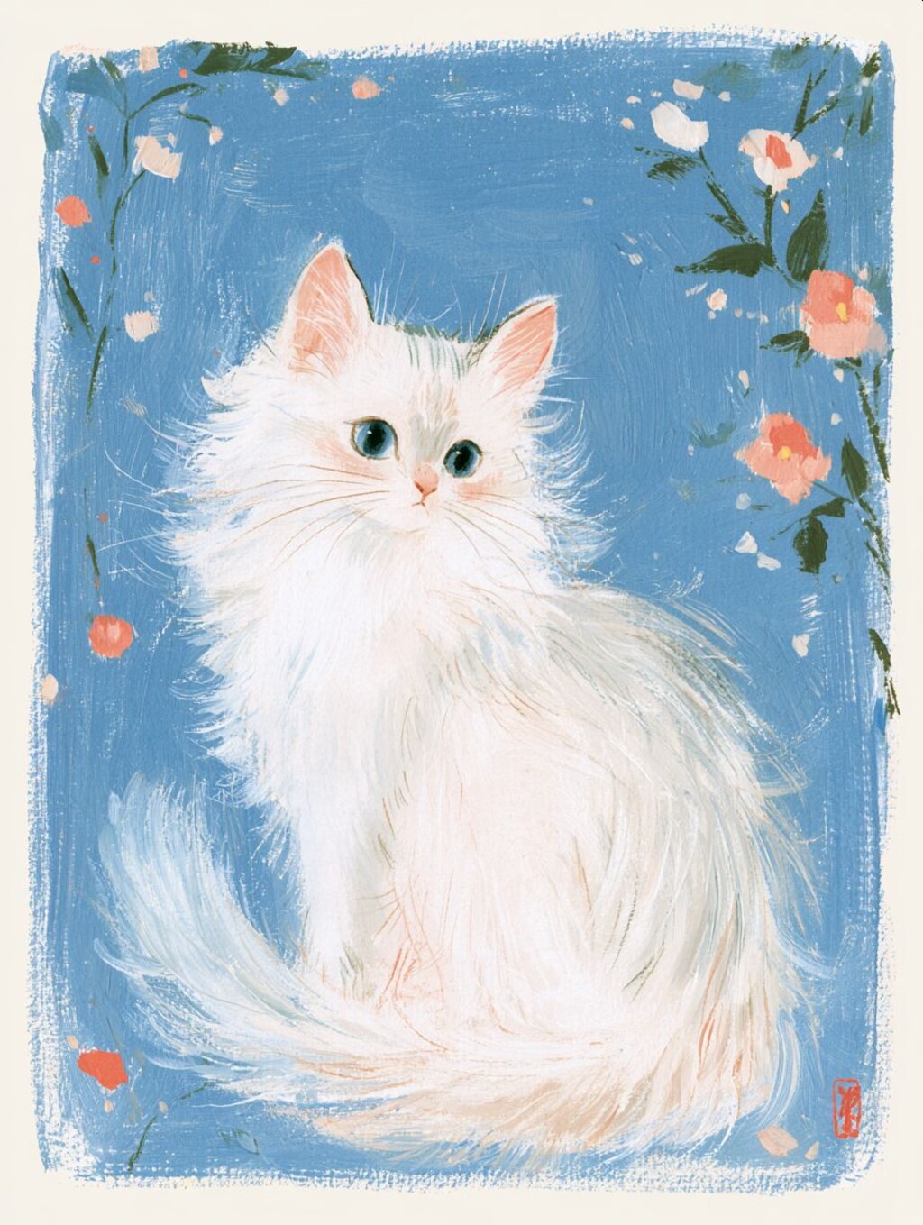 見返り美猫