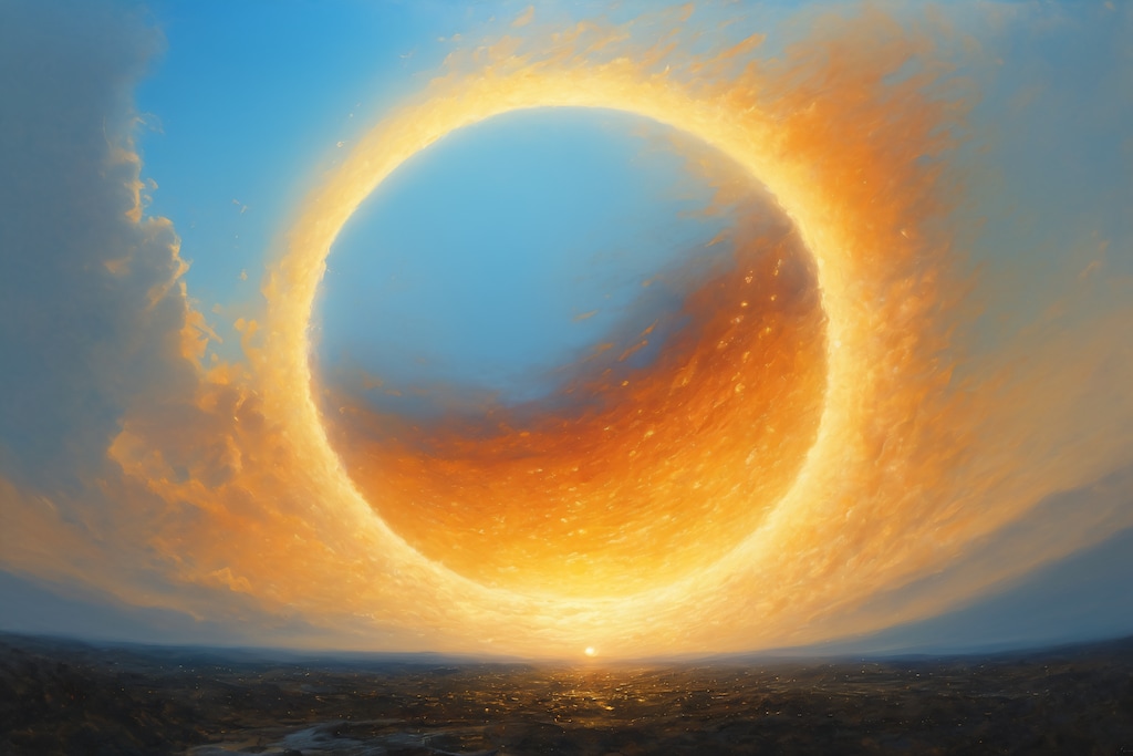 黎明の空と夕暮れ