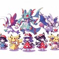 【DALL-E3】東方projectをイメージしたのポケモンのキャラクター 3枚目