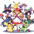 【DALL-E3】東方projectをイメージしたのポケモンのキャラクター 2枚目