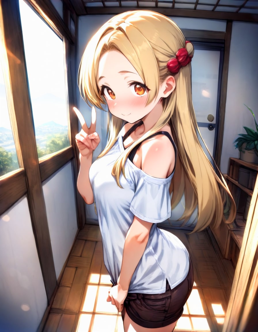 金髪ロング | の人気AIイラスト・グラビア