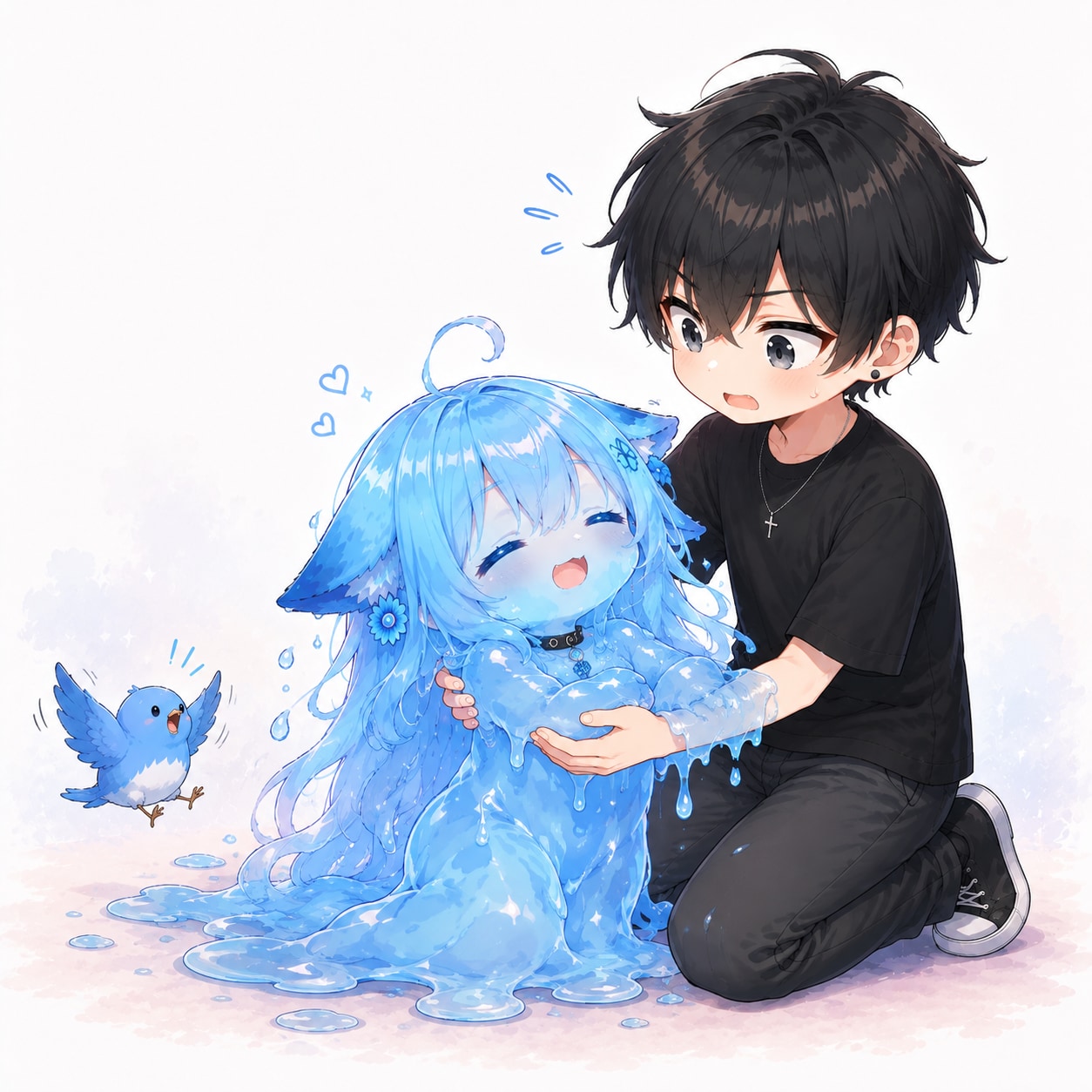 撫ですぎ注意 | の人気AIイラスト・グラビア