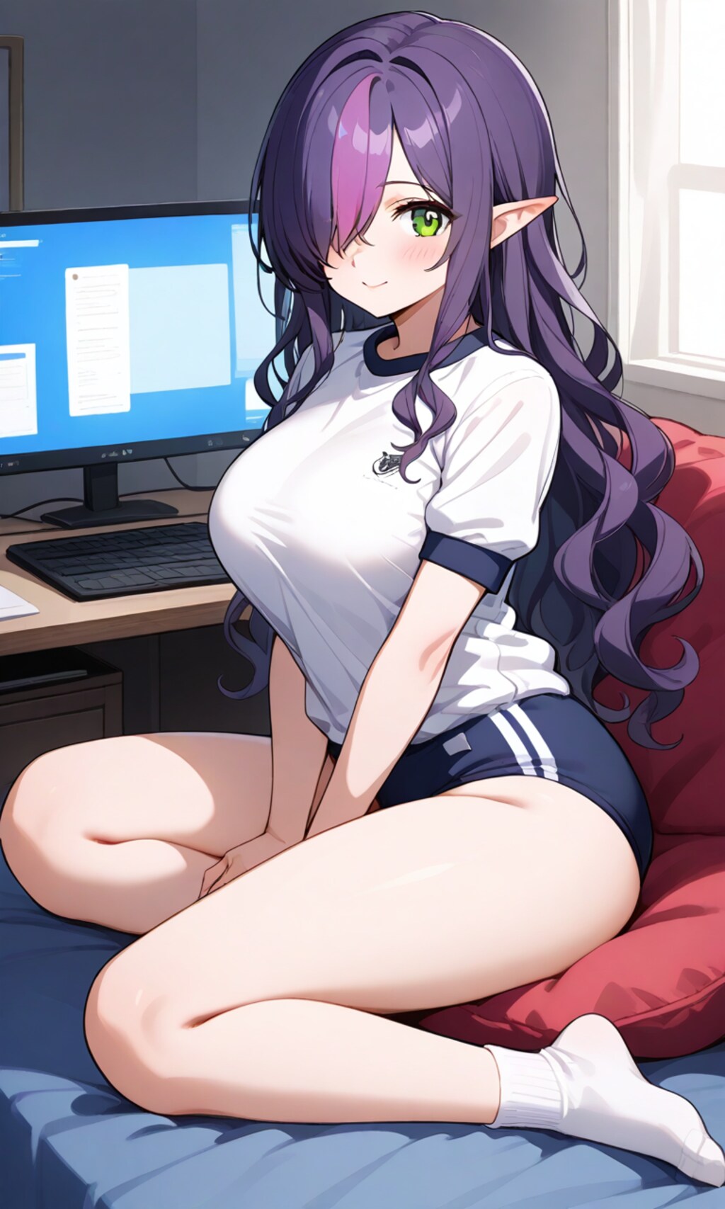 ミザリィさんが自宅でブルマになりました