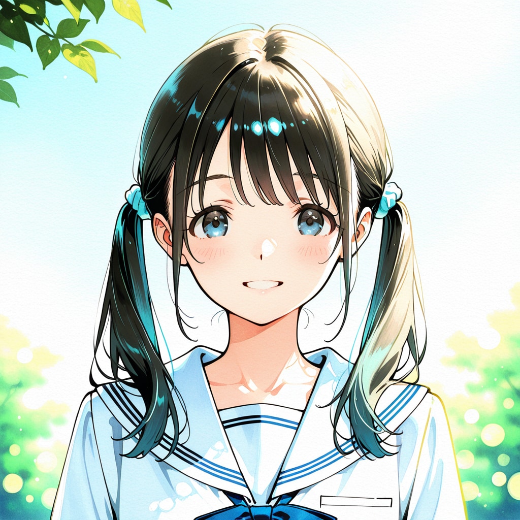 新緑の少女