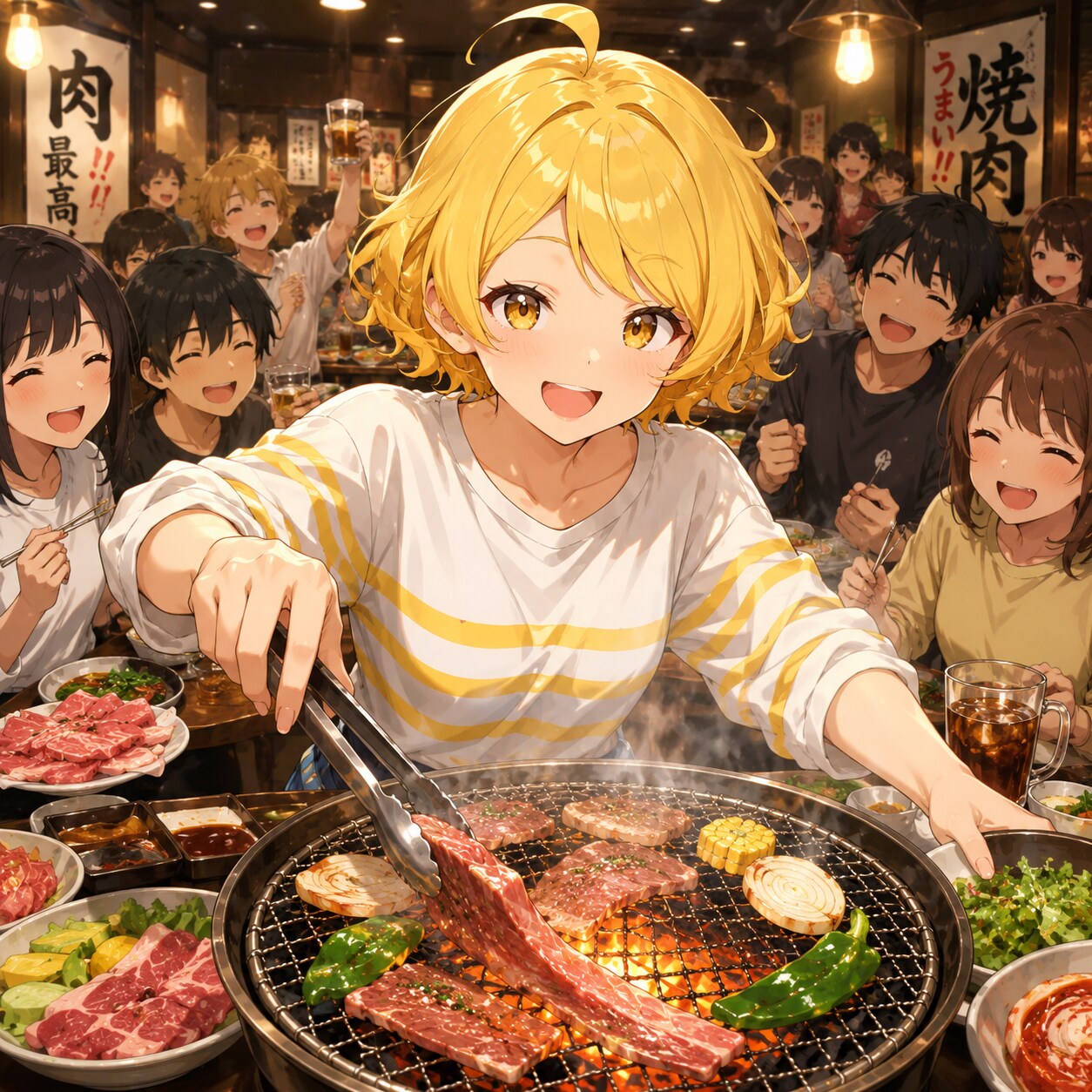 最高の焼肉🔥 | の人気AIイラスト・グラビア