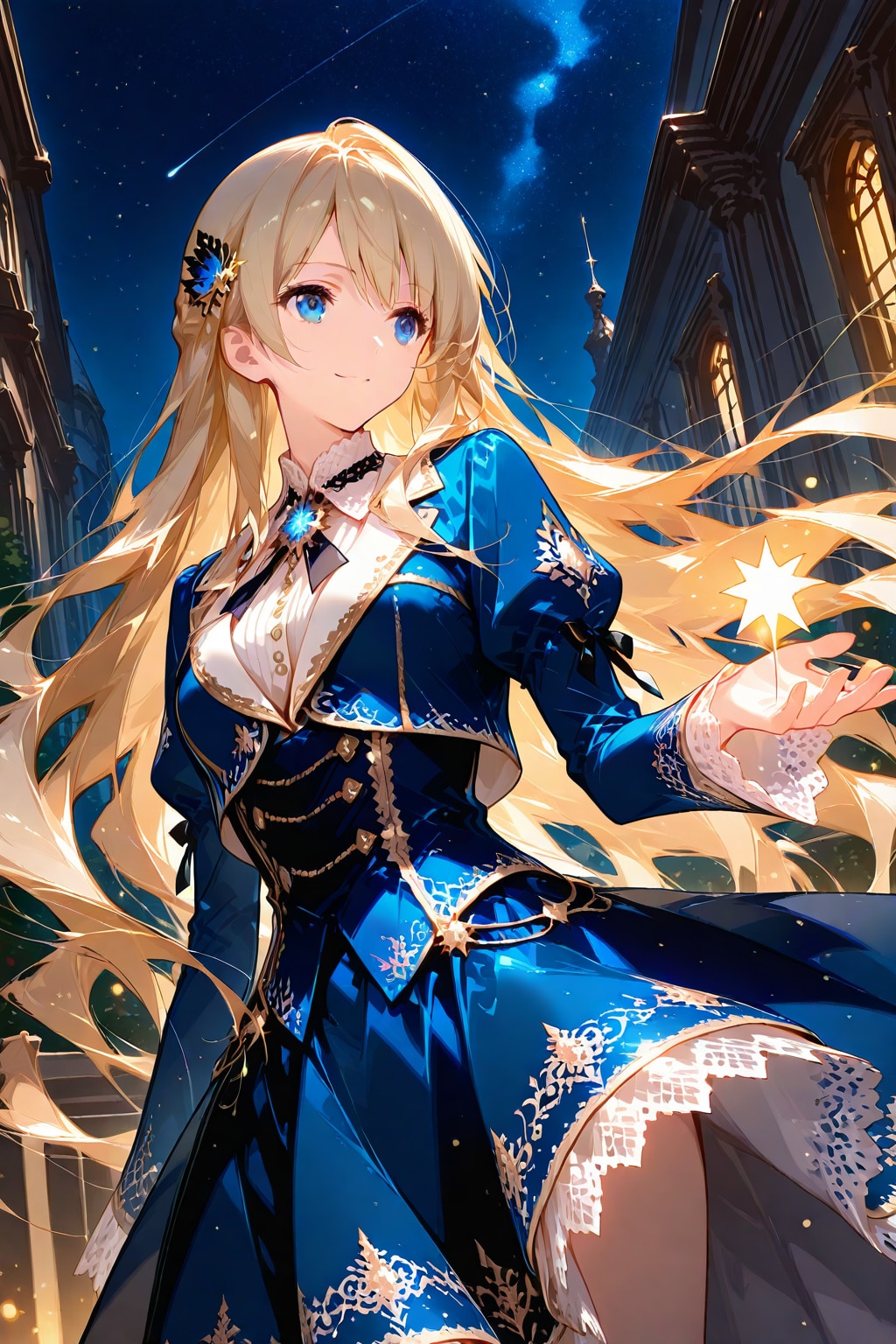 星を掬う袖口 | の人気AIイラスト・グラビア