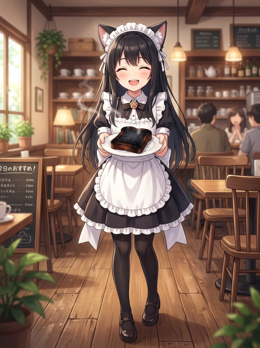さくらちゃんの黒コゲ食パン