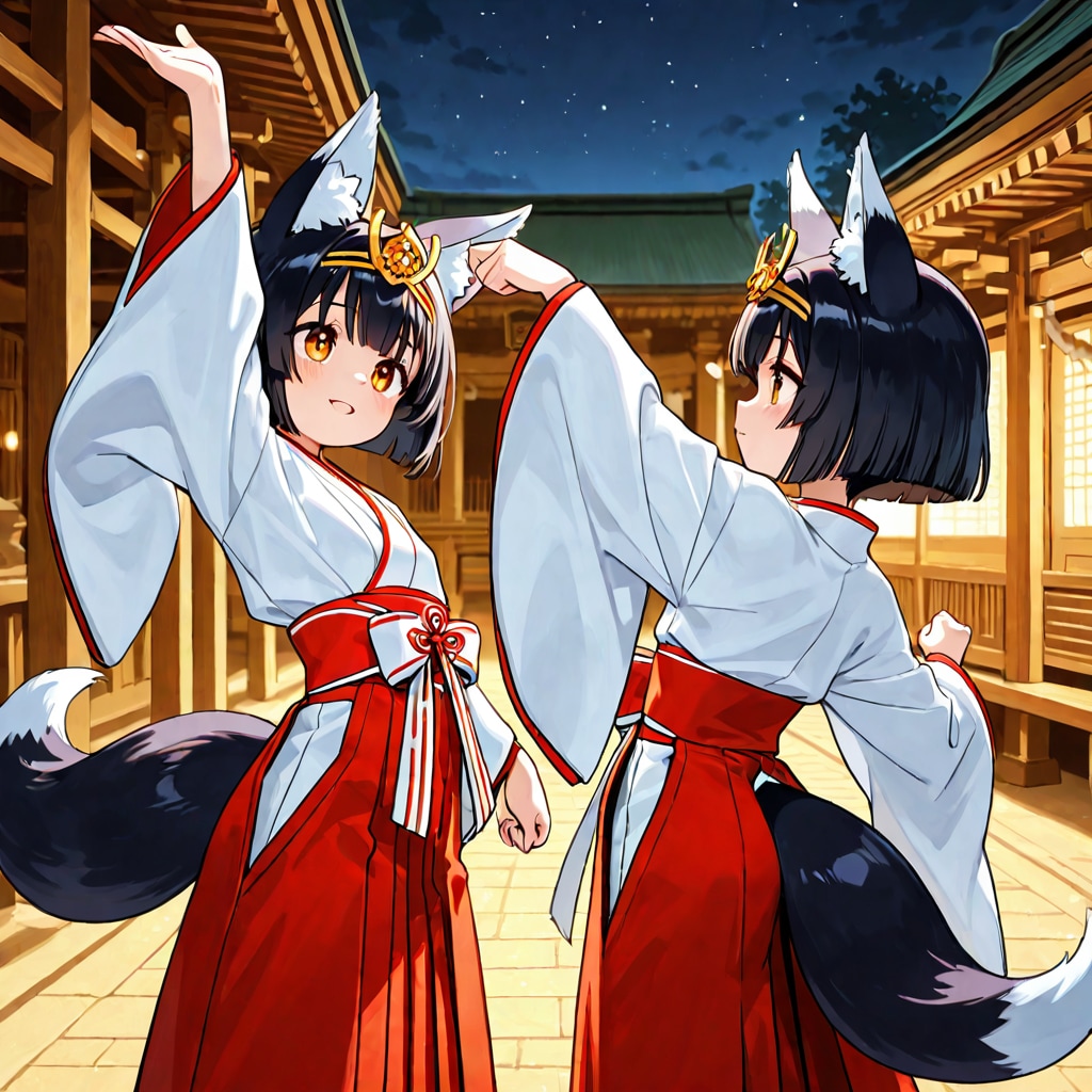 神楽舞奉納