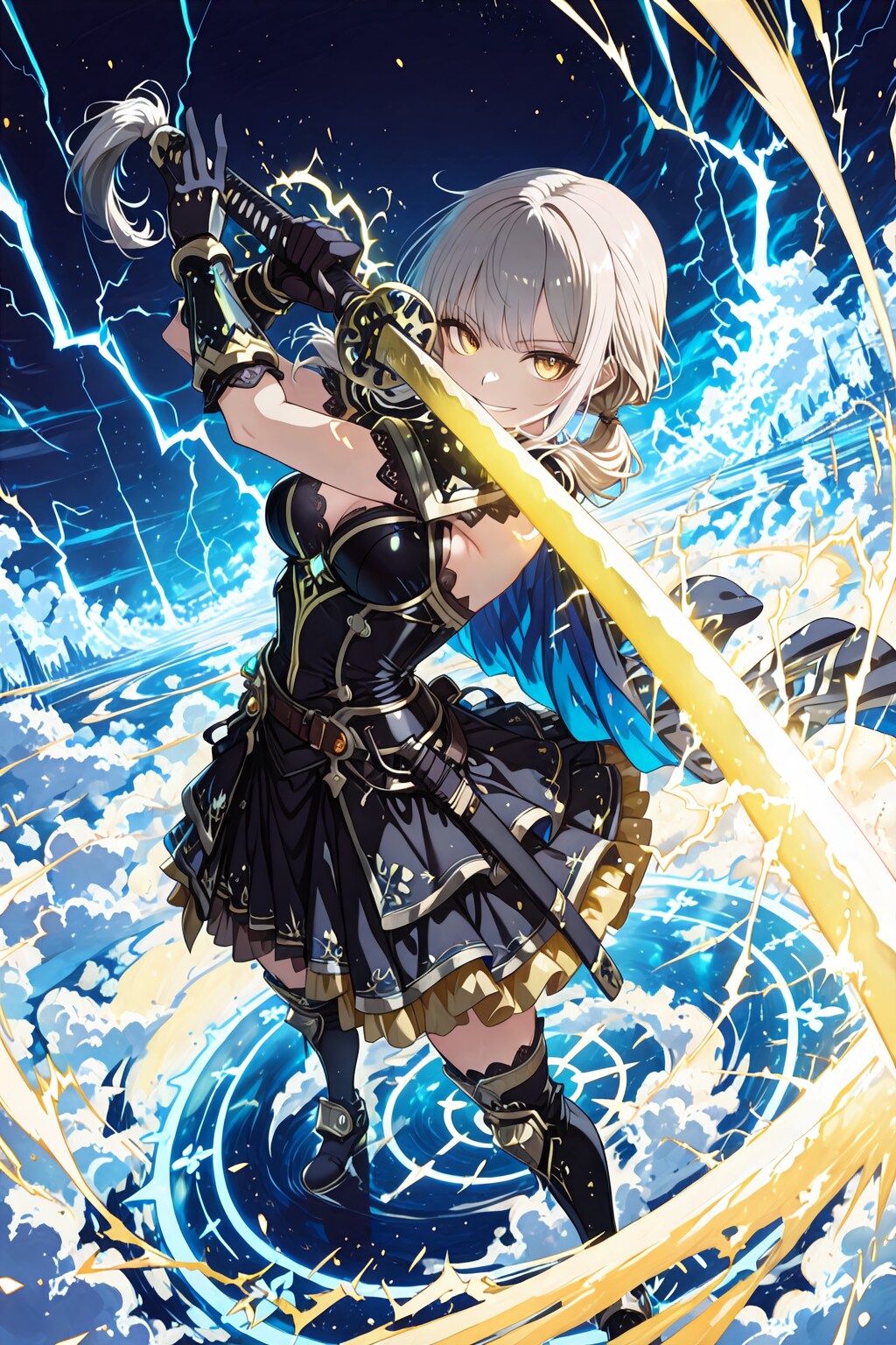 雷の魔剣士 | の人気AIイラスト・グラビア