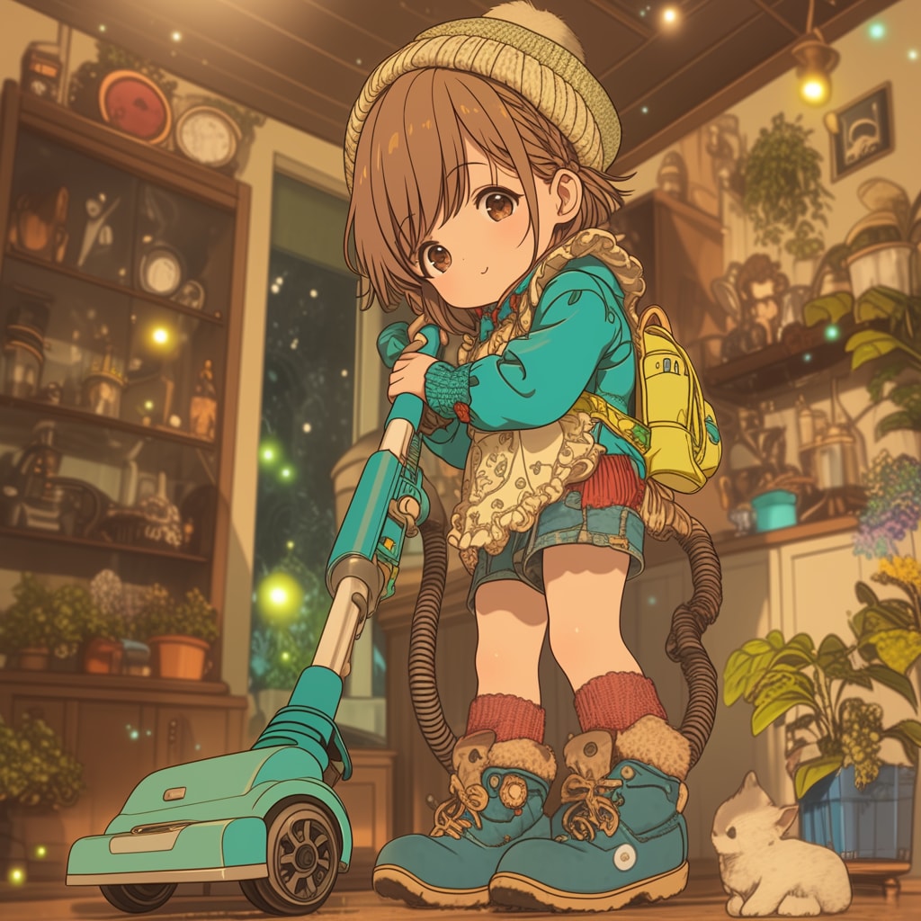 お掃除 するですよ