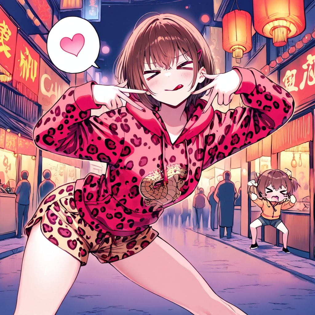 茶髪ちゃん