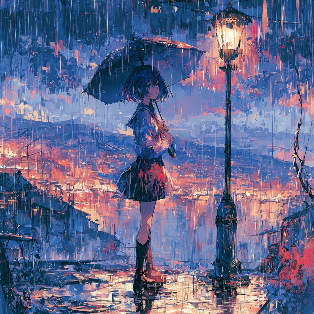土砂降りの夜