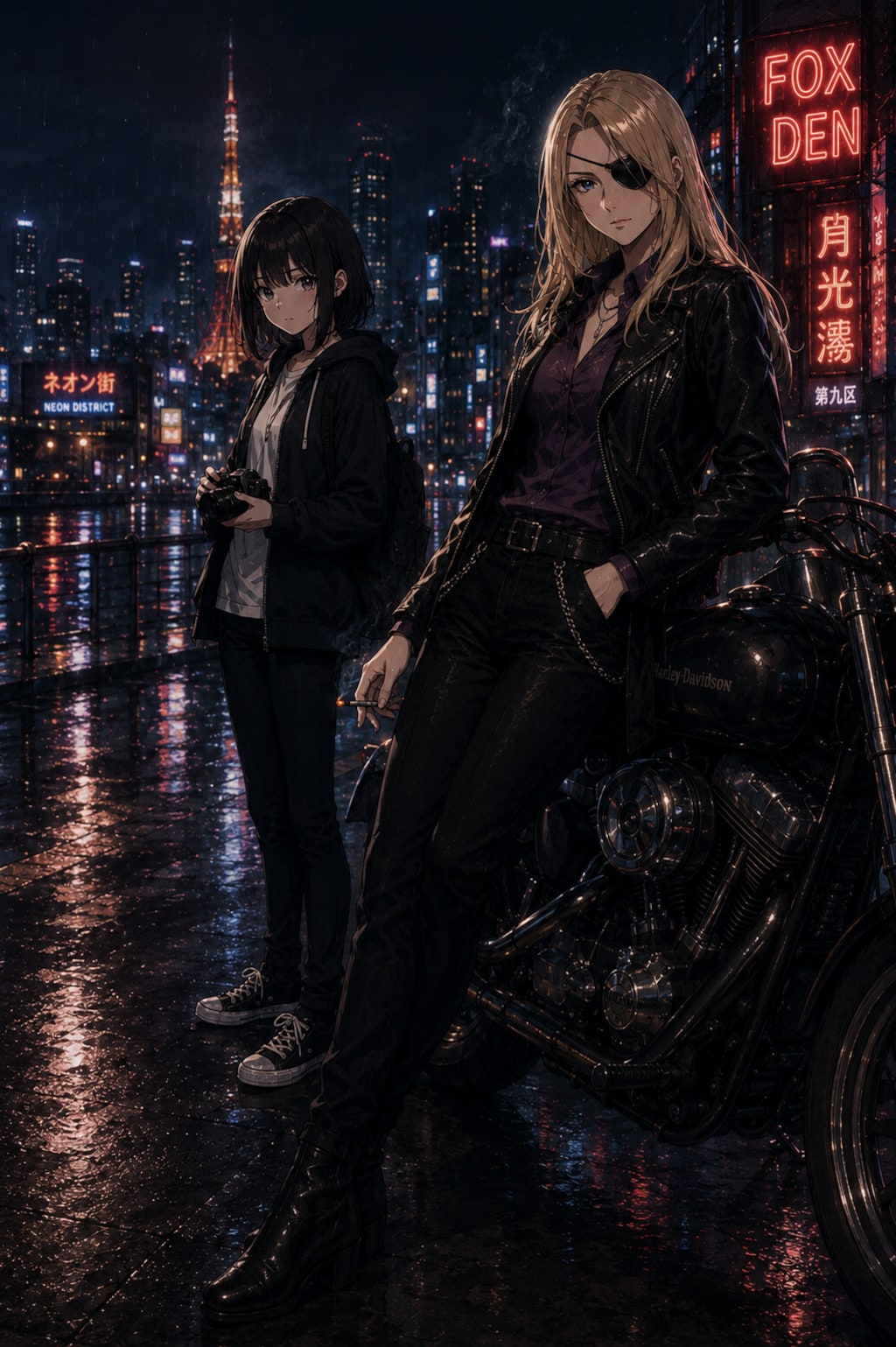 LEATHERS Character File 02｜秋月 澪（Mio Akizuki）
