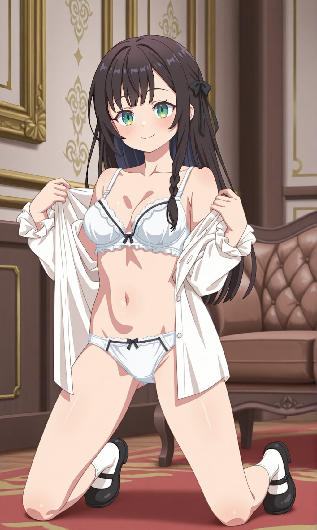 アリナ･クローバー【ブラウス脱ぎかけ】2