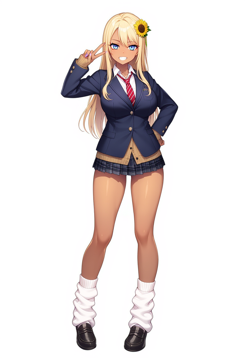 平成のコギャル女子高生のイメージ