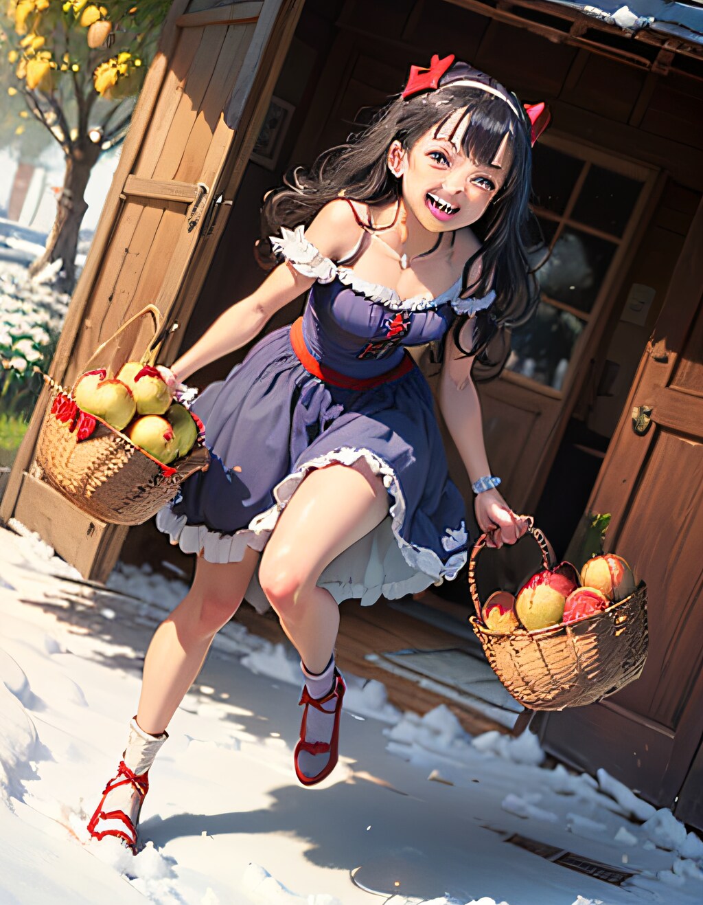 りんご売の少女