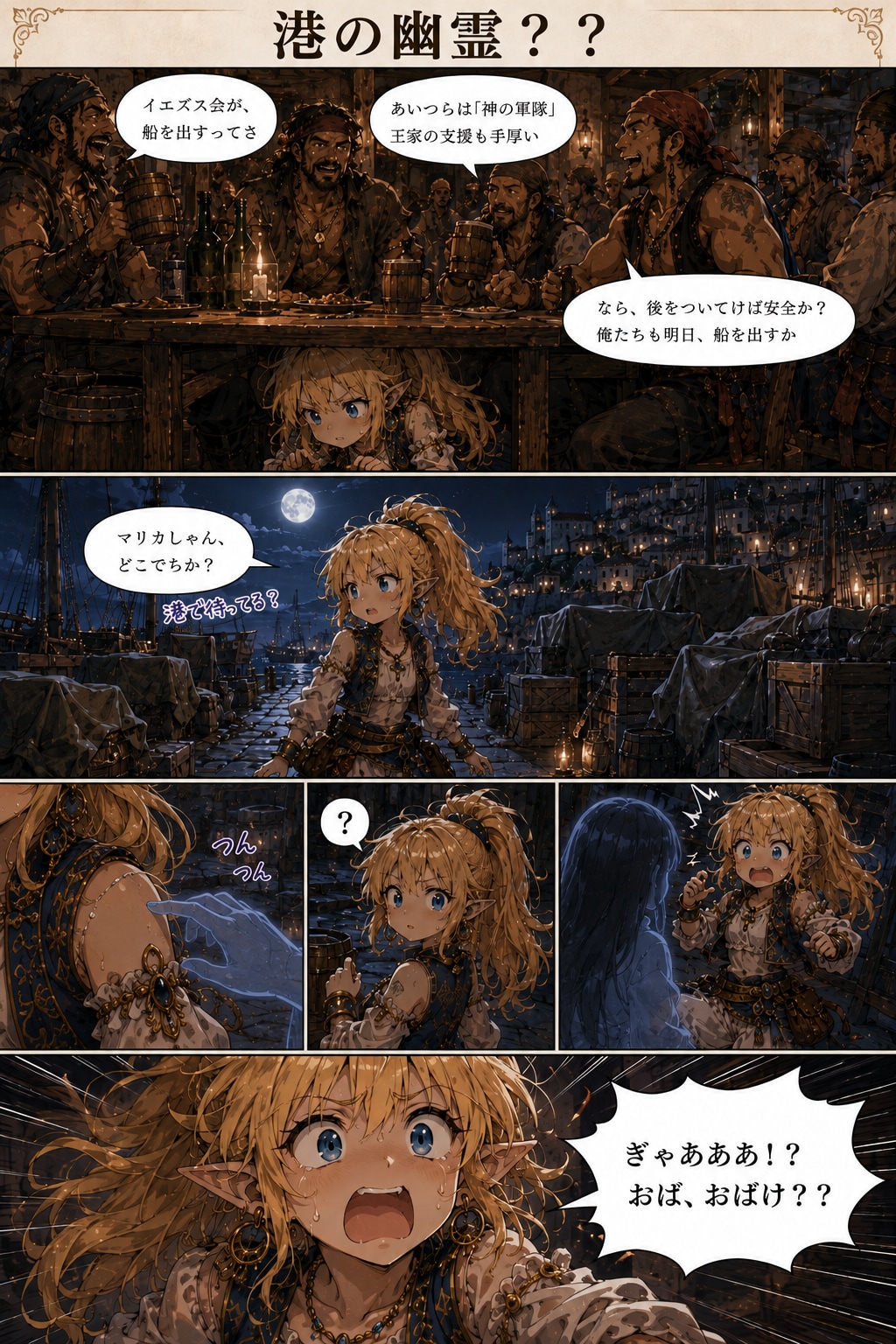 24夜：港の幽霊？？ | の人気AIイラスト・グラビア