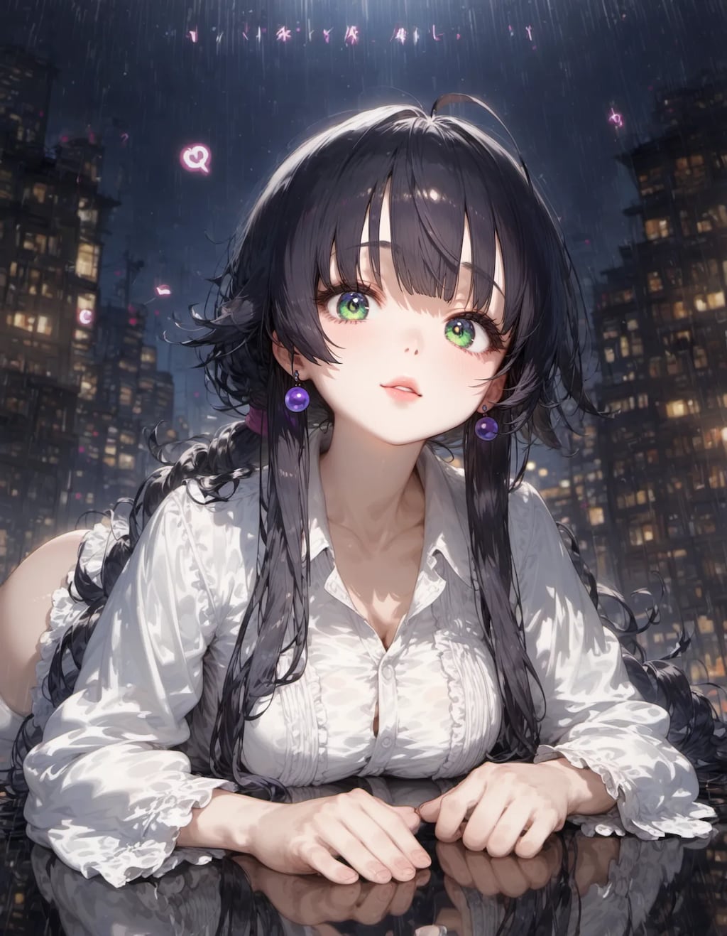 Neon Rain Reverie