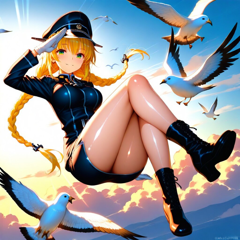 晴天への敬礼 | の人気AIイラスト・グラビア