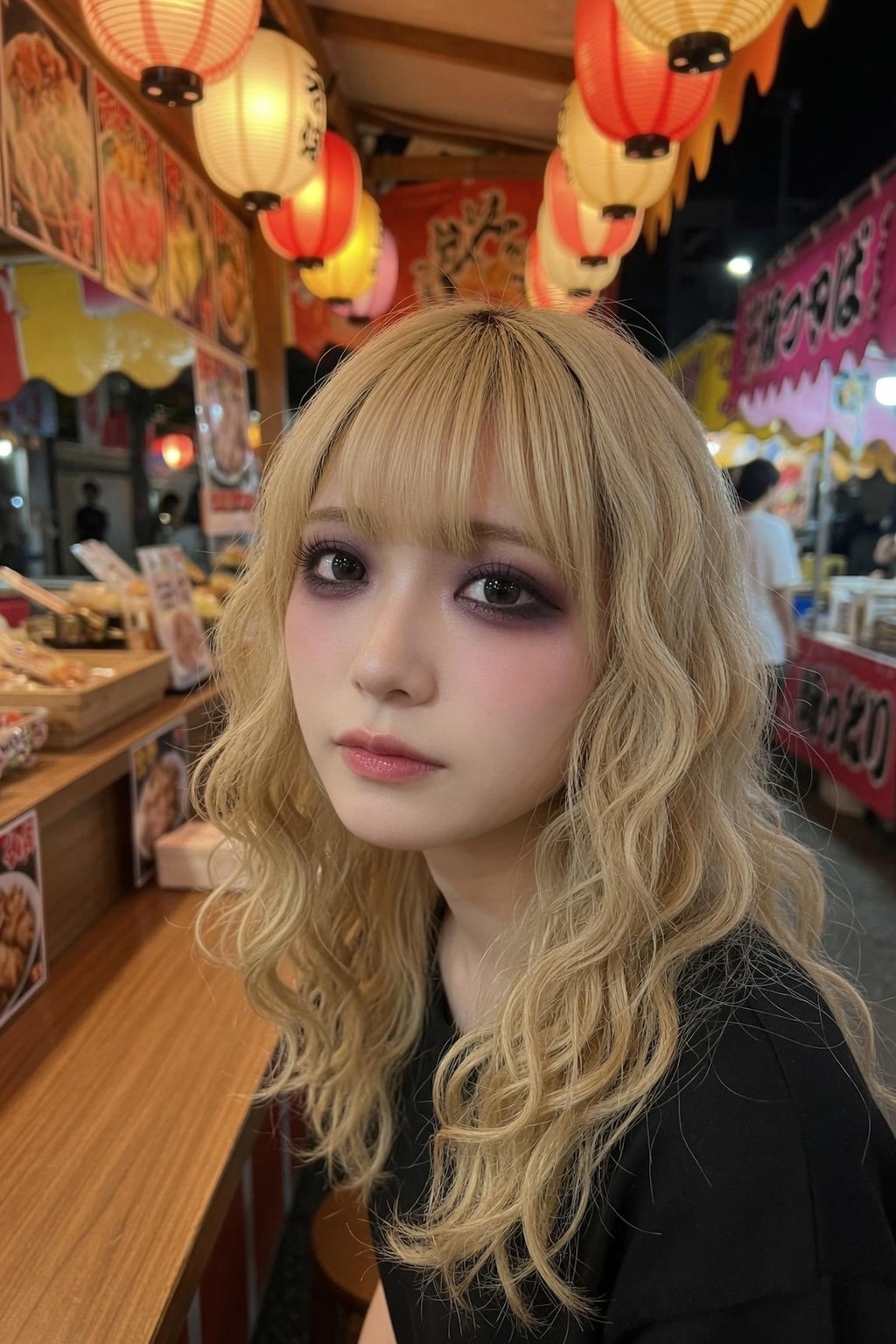 金髪ちゃん　夏祭り