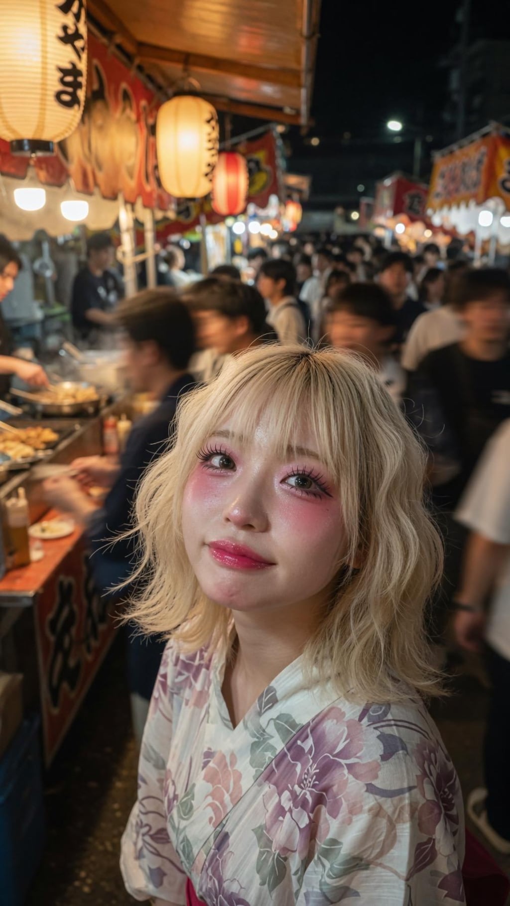 金髪ちゃん　夏祭り