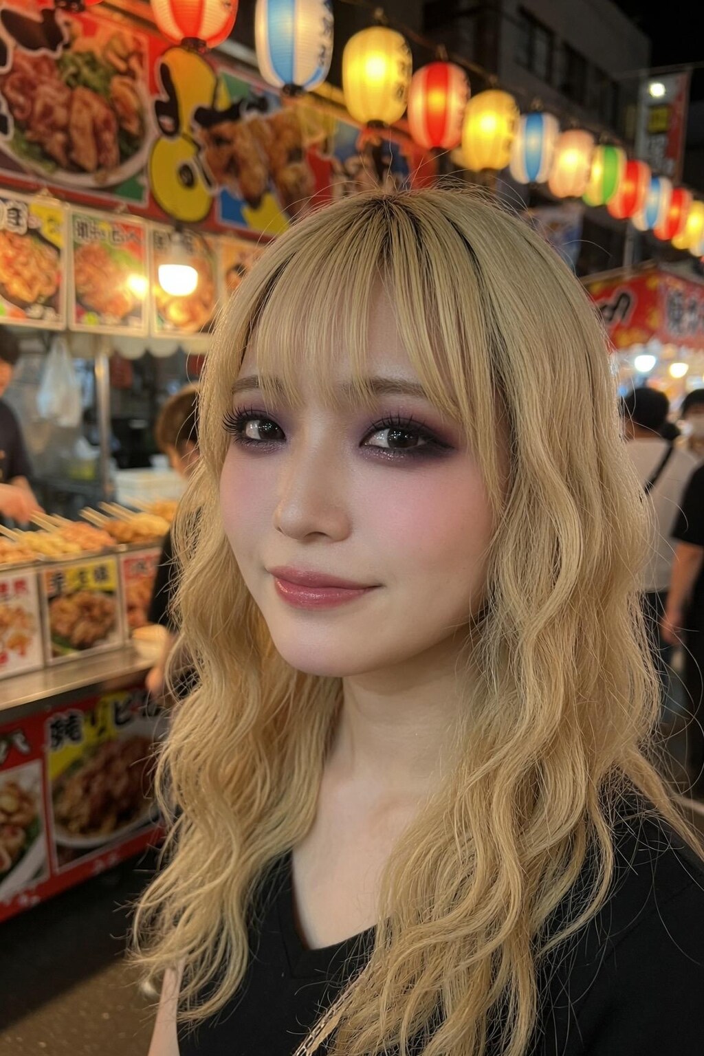金髪ちゃん　夏祭り